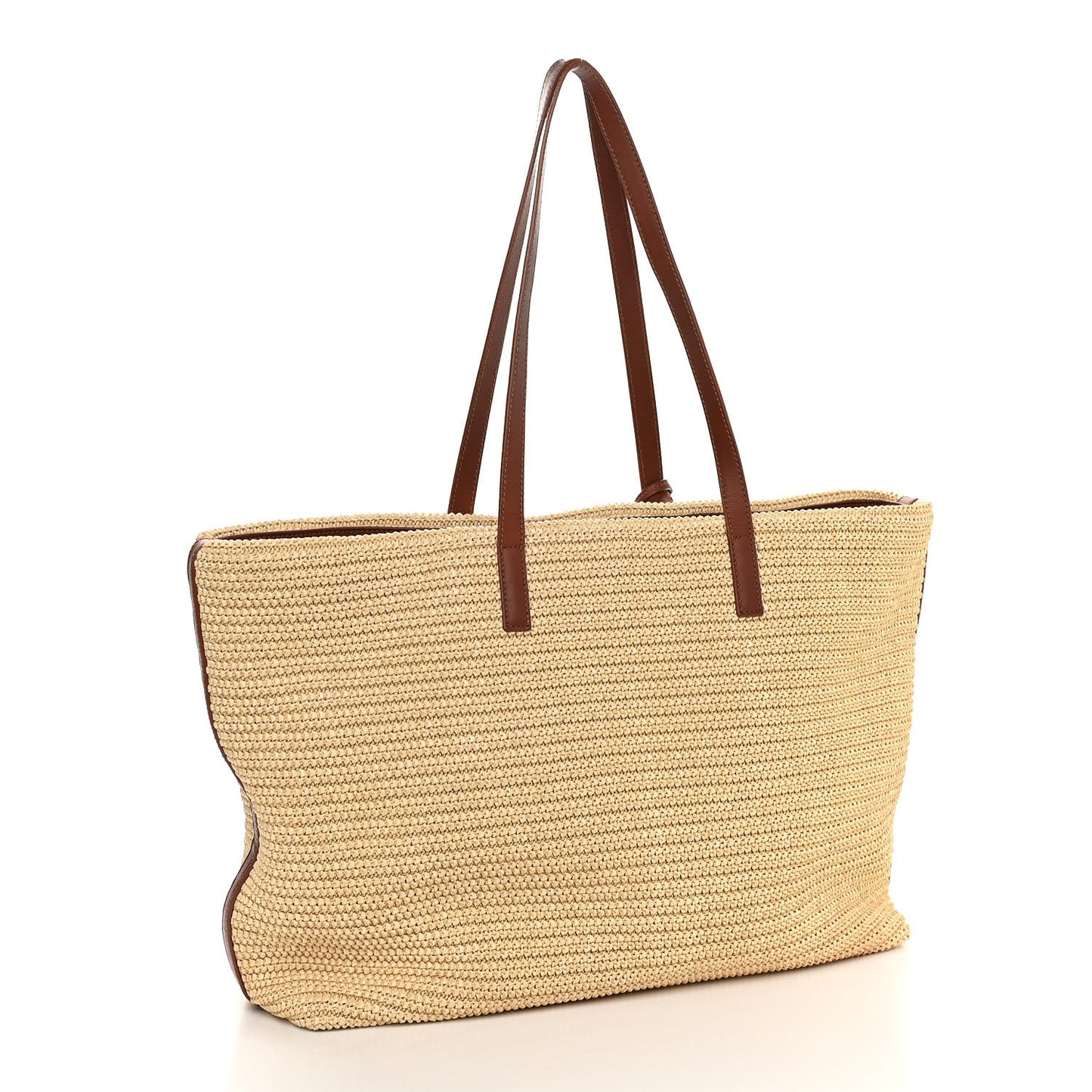 Raffia Tote Naturale Brown