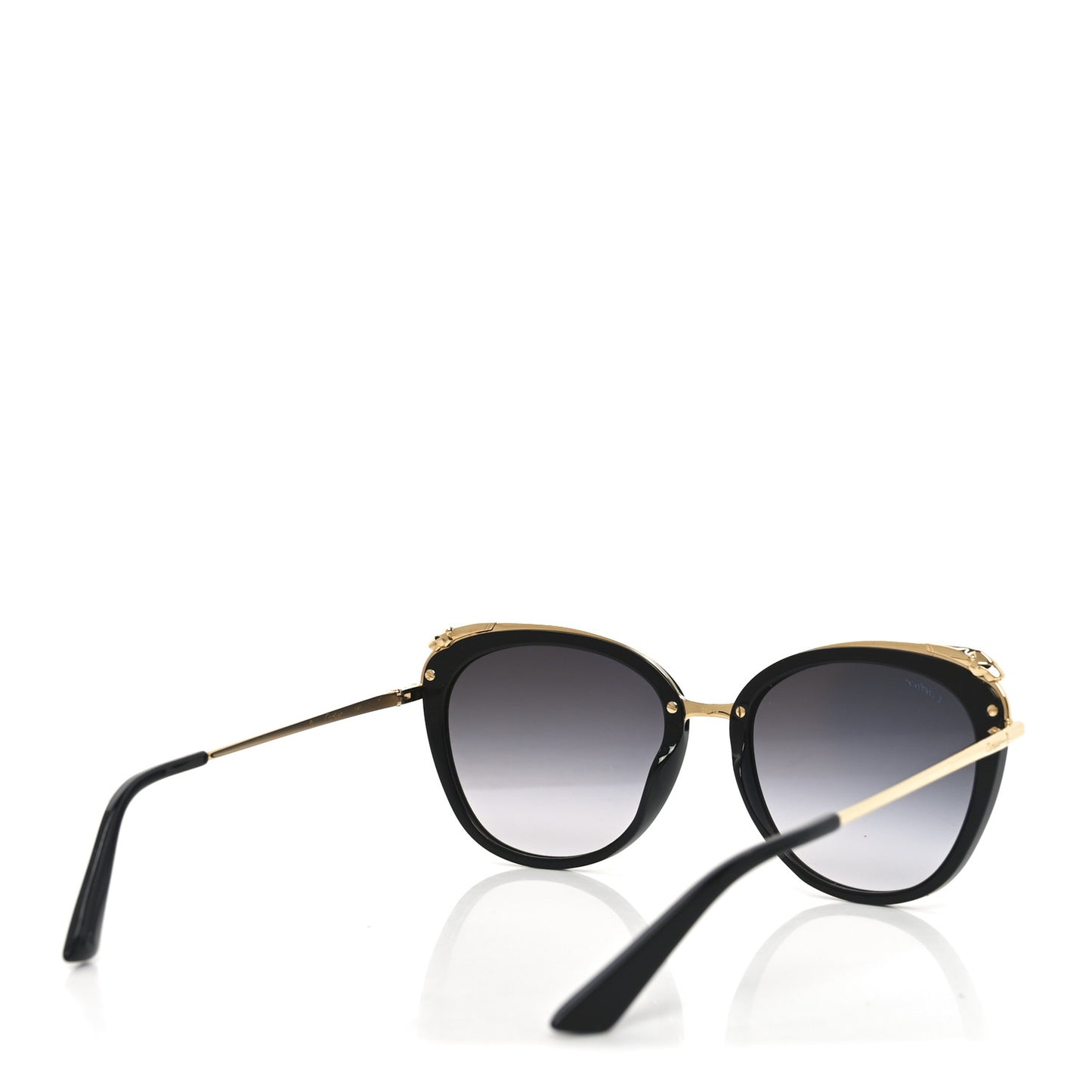 Panthere De Cartier Sunglasses CT0150S Black Gold