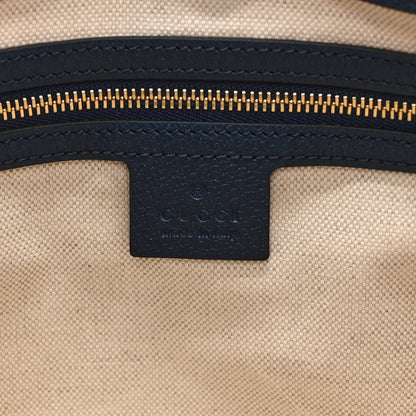 Gucci Canvas Flora Medium Jackie Hobo Blue Agata 6 of 11