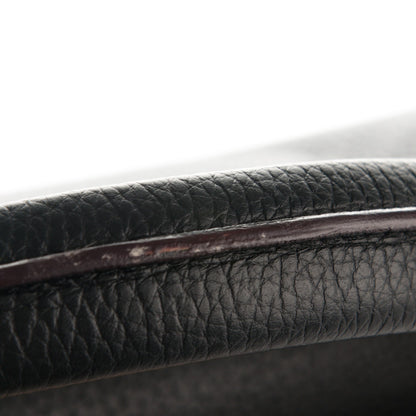 Louis Vuitton Taurillon Capucines MM Black 8 of 8