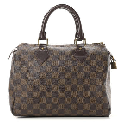 Louis Vuitton Damier Ebene Speedy 25 1 of 15