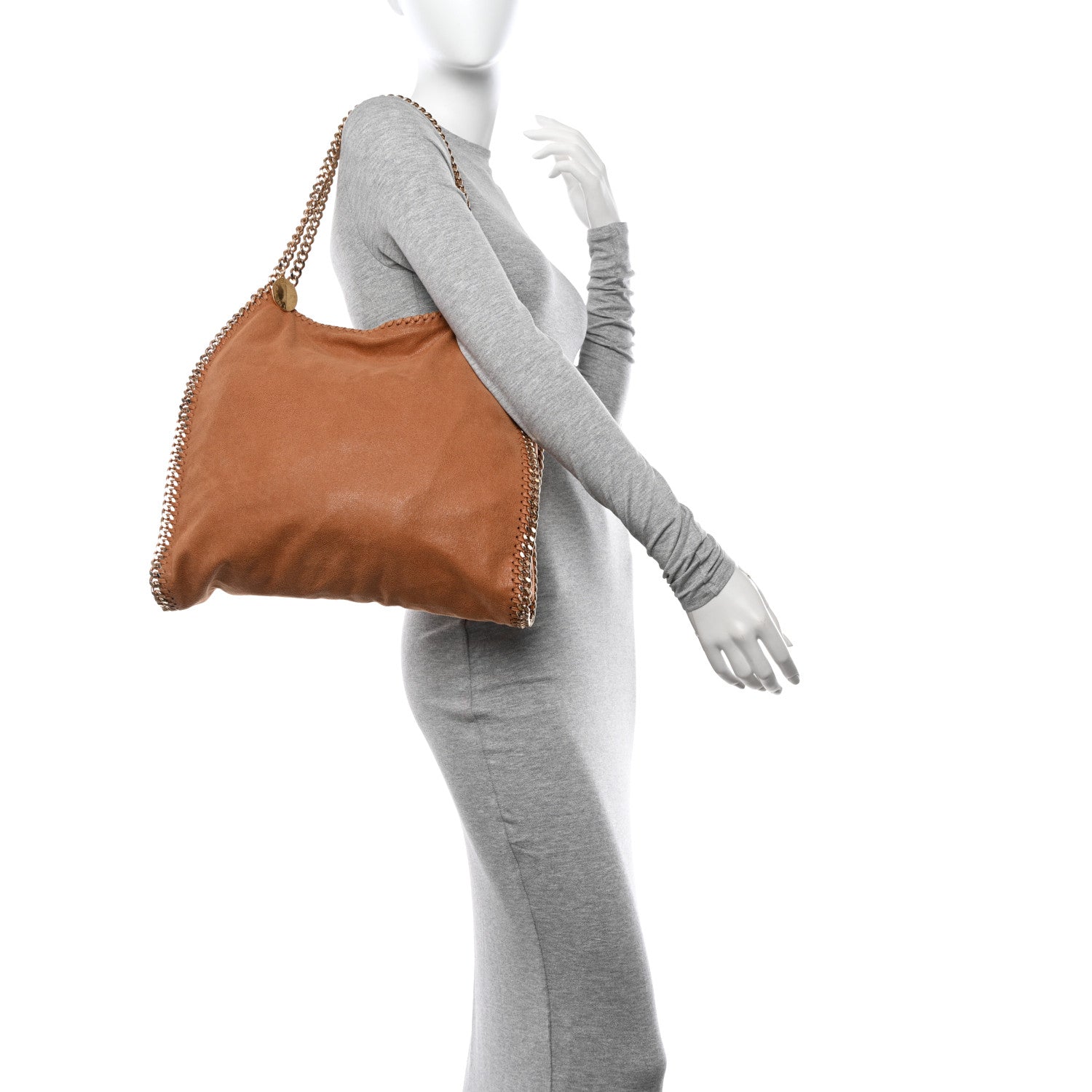 Stella McCartney Shaggy Deer Small Falabella Tote Camel 2 of 11
