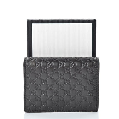 Gucci Microguccissima Card Case Wallet Black 13 of 13