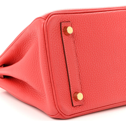Hermes Togo Birkin 25 Rouge Pivoine 9 of 10