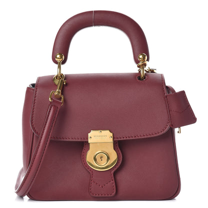 Burberry Trench Calfskin Small DK88 Top Handle Bag Antique Red 1 of 11