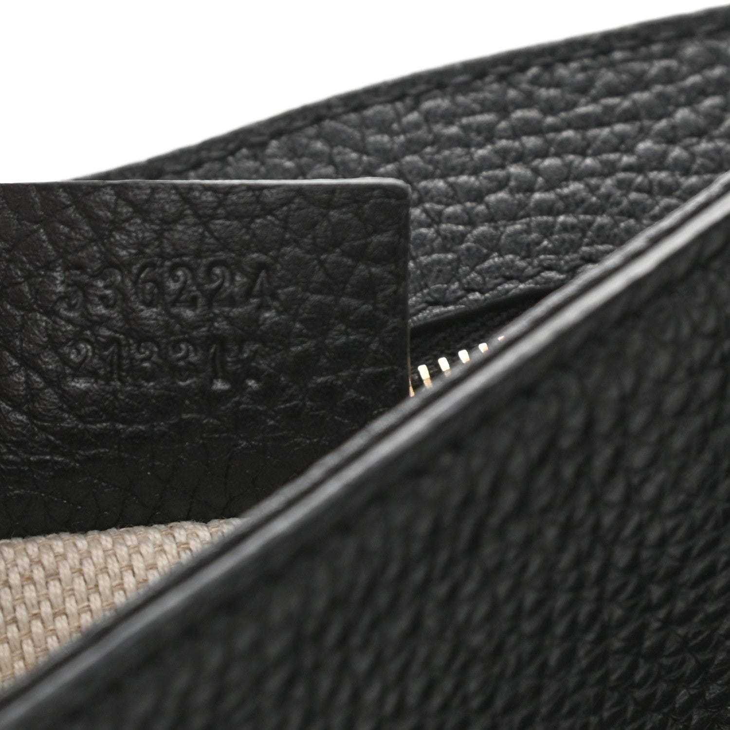 Gucci Pebbled Calfskin Medium Soho Flap Crossbody Black 7 of 10