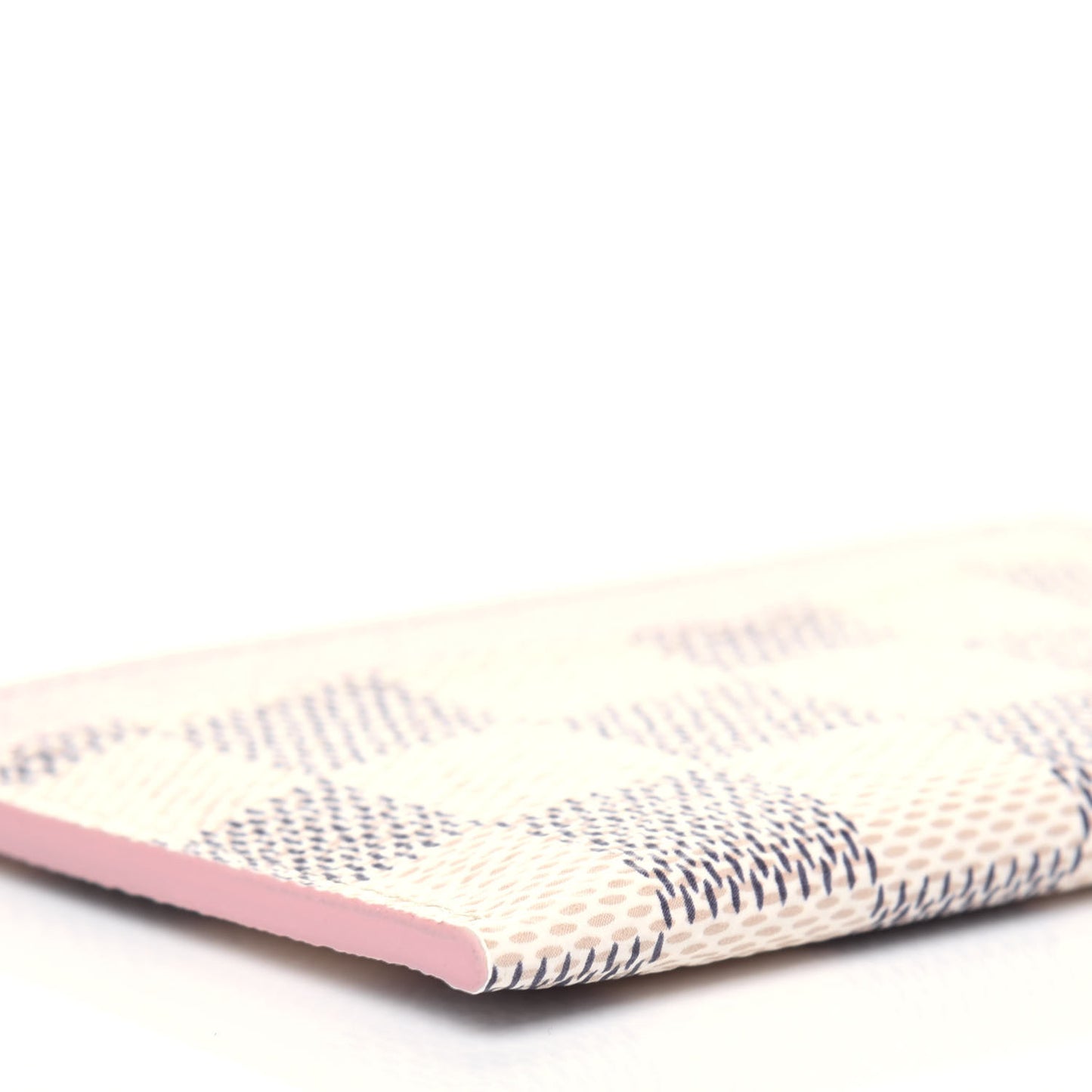 Damier Azur Daily Card Holder Rose Ballerine