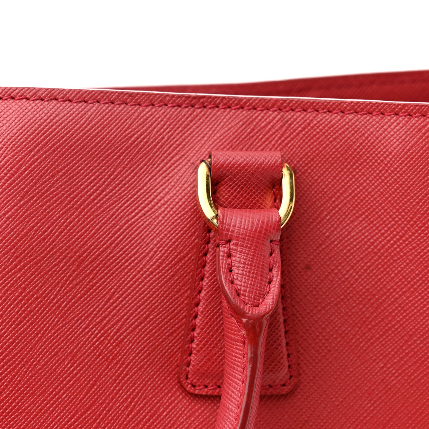 Saffiano Lux Large Tote Fuoco