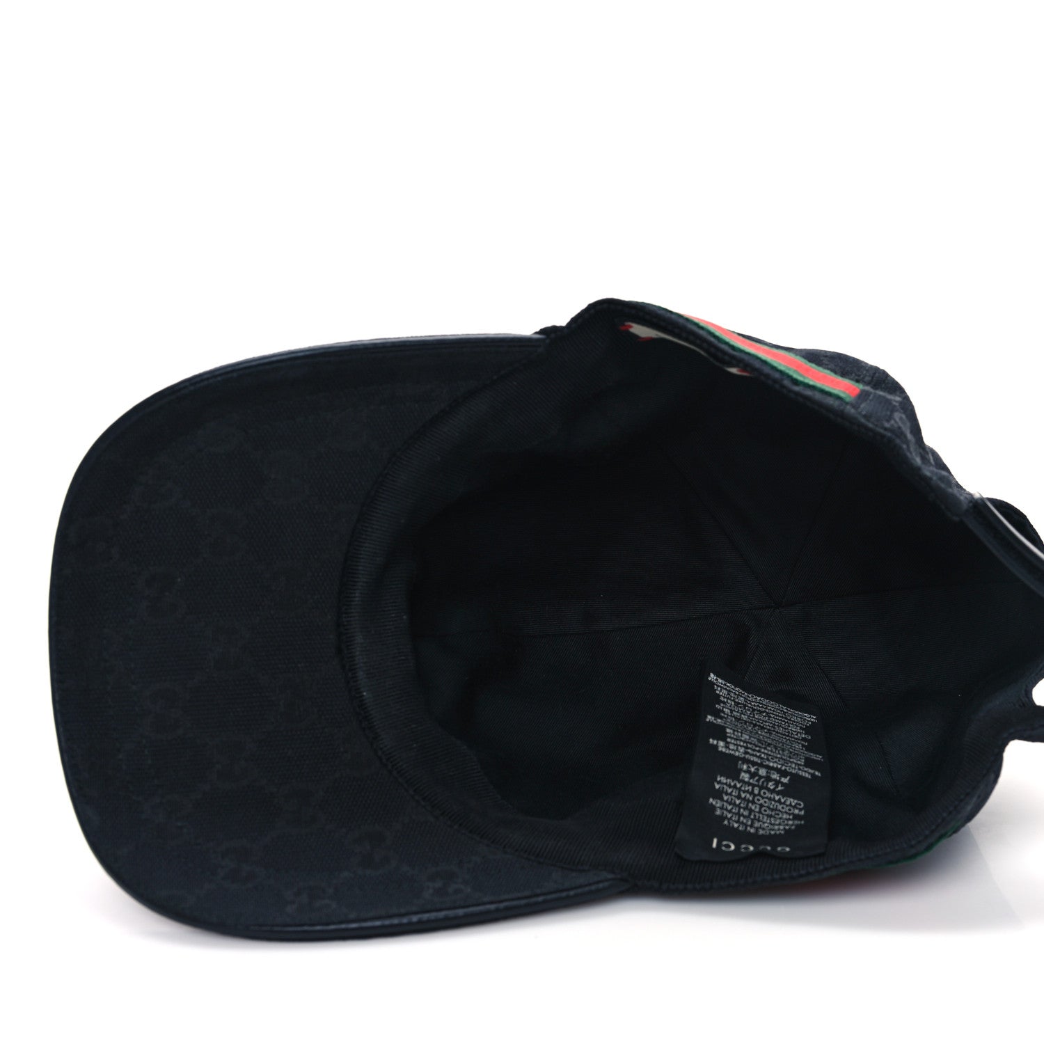 Gucci Monogram Web Baseball Hat M Black 7 of 8