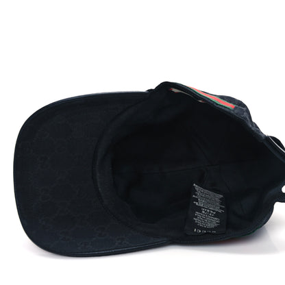 Gucci Monogram Web Baseball Hat M Black 7 of 8