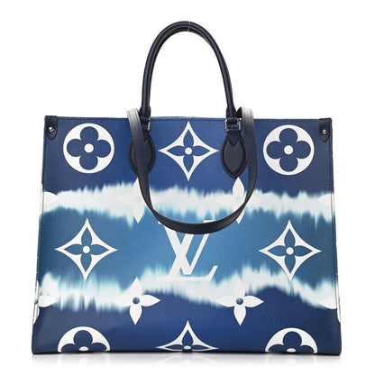 Louis Vuitton Monogram Escale Onthego GM Blue 1 of 9