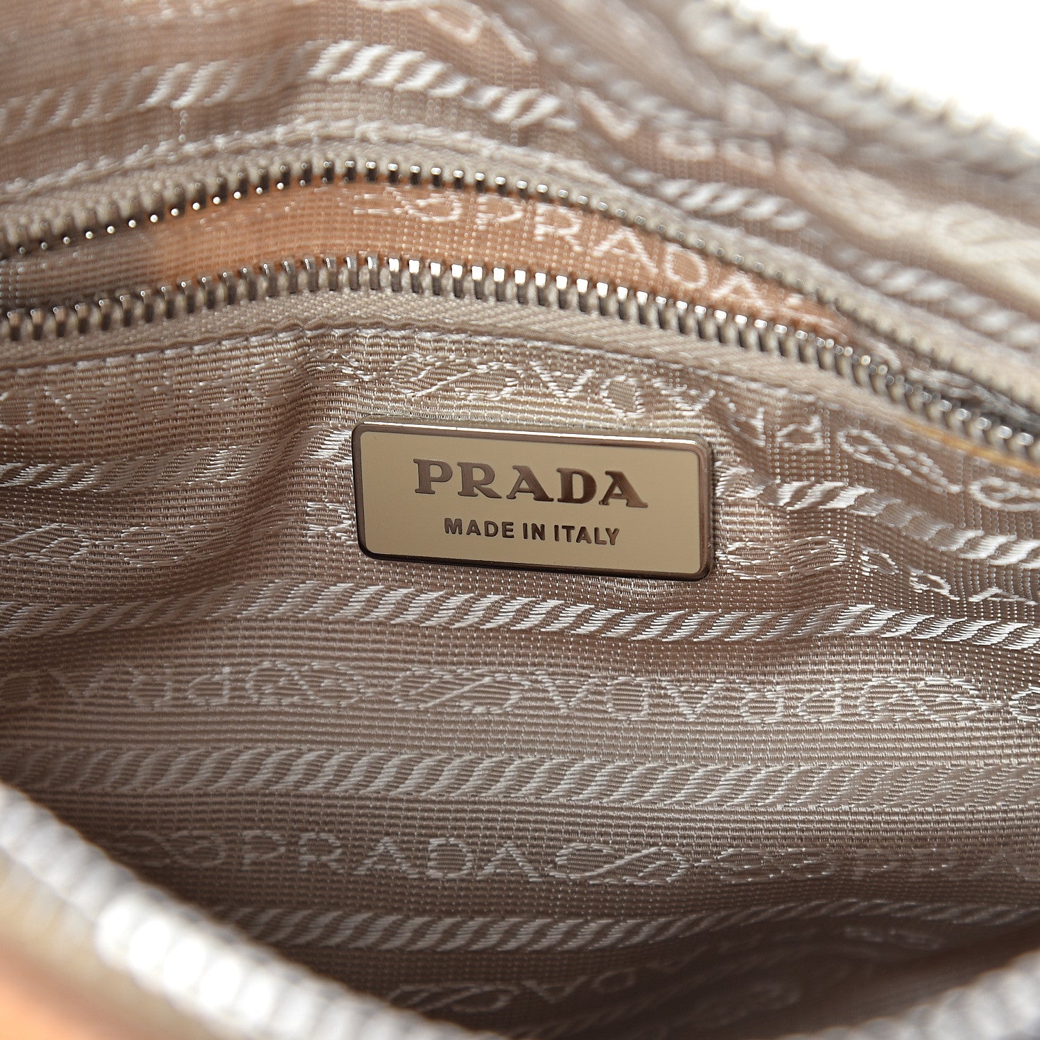Prada Tessuto Vitello Top Handle Bag Cammello Cuo 5 of 8