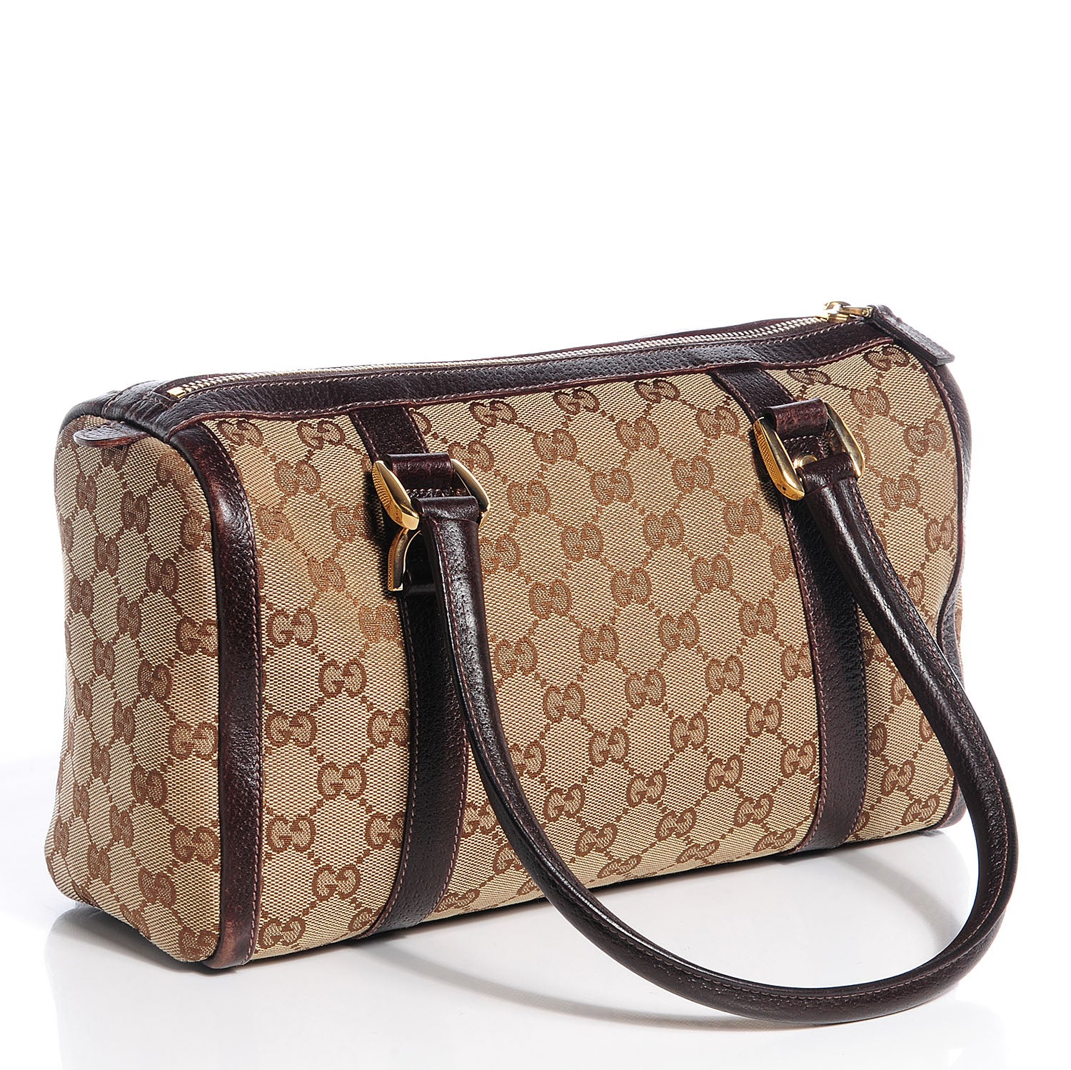 Gucci Monogram Small Abbey Boston Brown 3 of 10