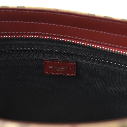 Burberry Haymarket Check Medium Tote Red 8 of 9