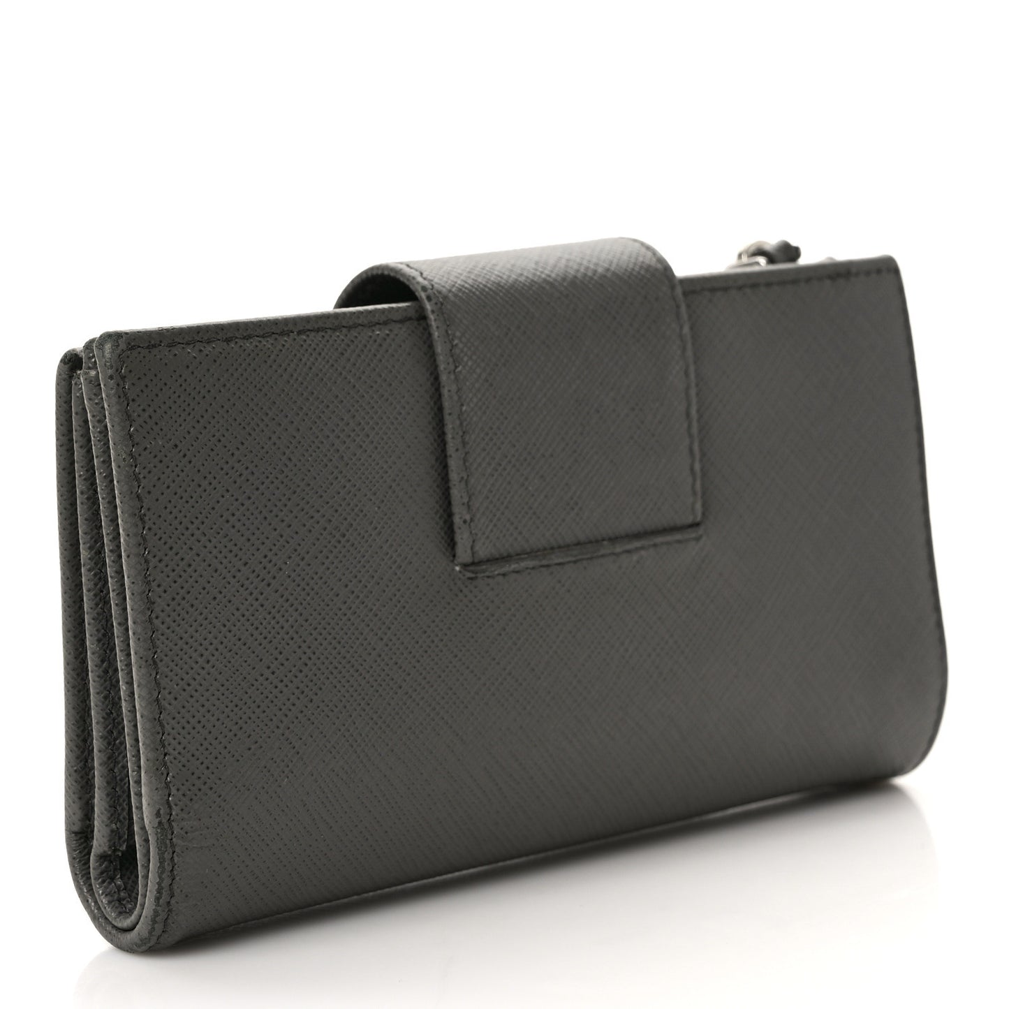 Saffiano Metal Medium Wallet Grey