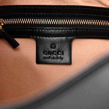 Gucci Boarded Dyana Lux Calfskin Small Jackie 1961 Hobo Black 6 of 10
