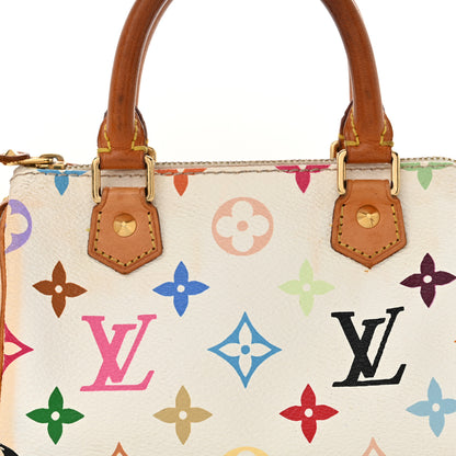 Louis Vuitton Monogram Multicolor Mini Sac HL Speedy White 7 of 14
