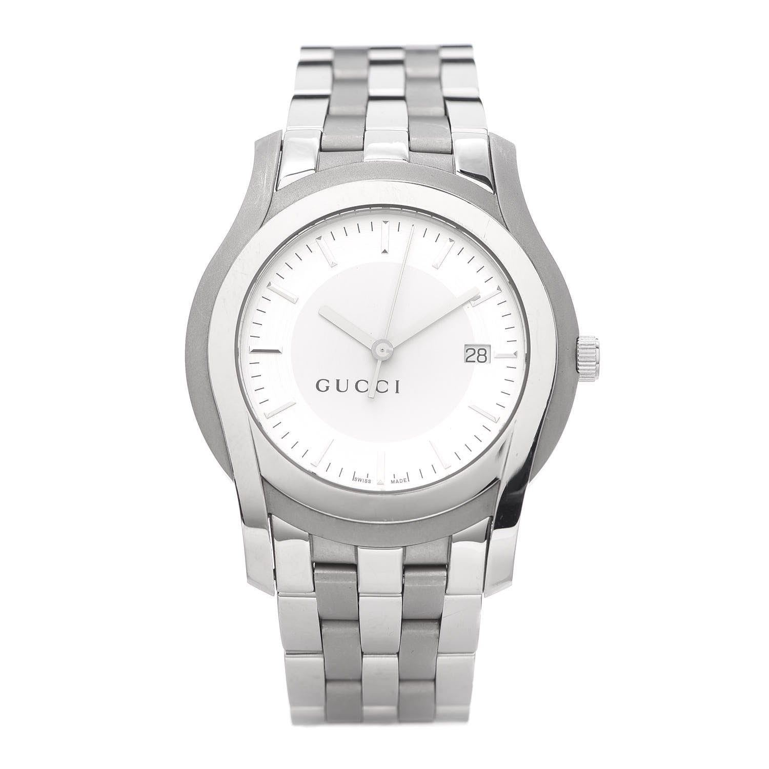 Gucci Stainless Steel 38mm 5500XL Quartz Watch 1 of 6