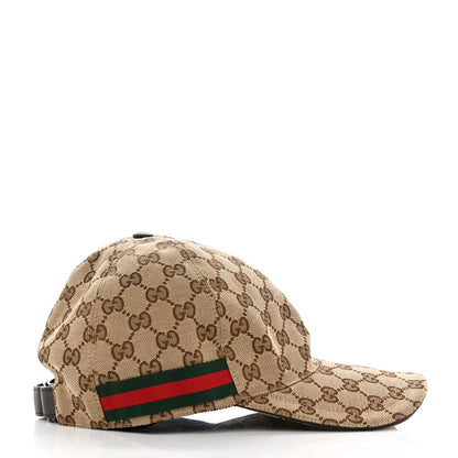 Gucci Monogram Web Baseball Hat M Beige Cocoa 6 of 10