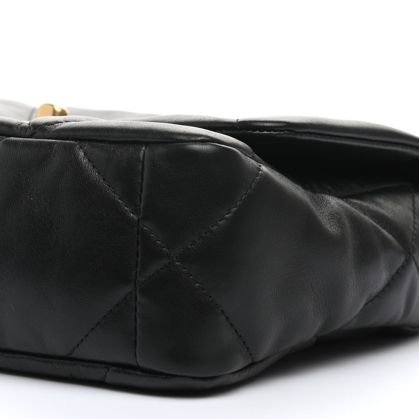 Lambskin Quilted Medium Chanel 19 Flap Black