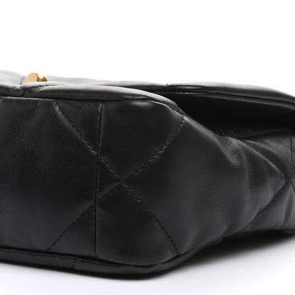 Chanel Lambskin Quilted Medium Chanel 19 Flap Black 10 of 11