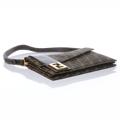 Fendi Vintage Zucca Shoulder Bag Tobacco 4 of 7