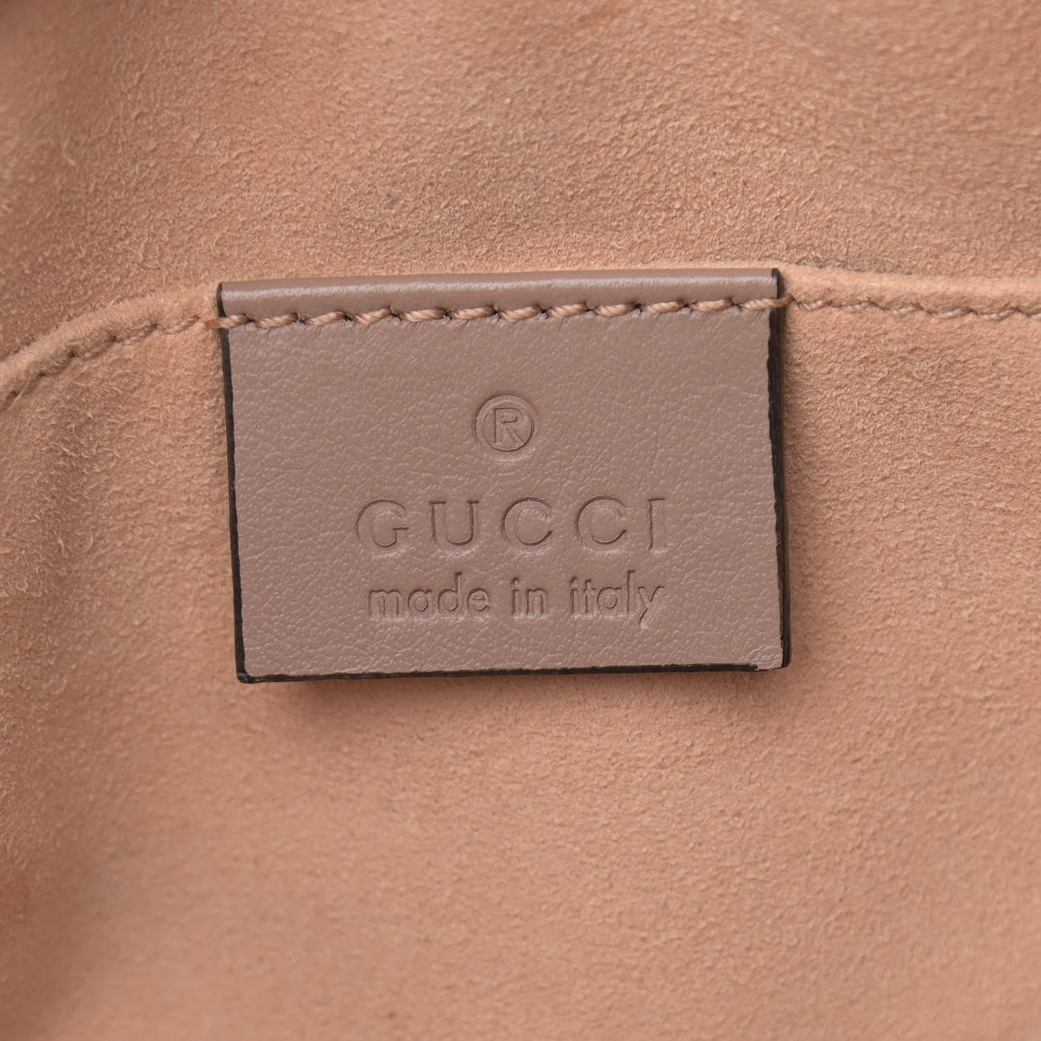 Gucci Calfskin Matelasse Mini GG Marmont Chain Shoulder Bag Porcelain Rose 6 of 13