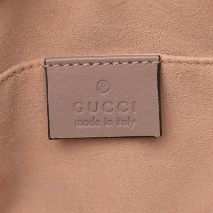 Gucci Calfskin Matelasse Mini GG Marmont Chain Shoulder Bag Porcelain Rose 6 of 13