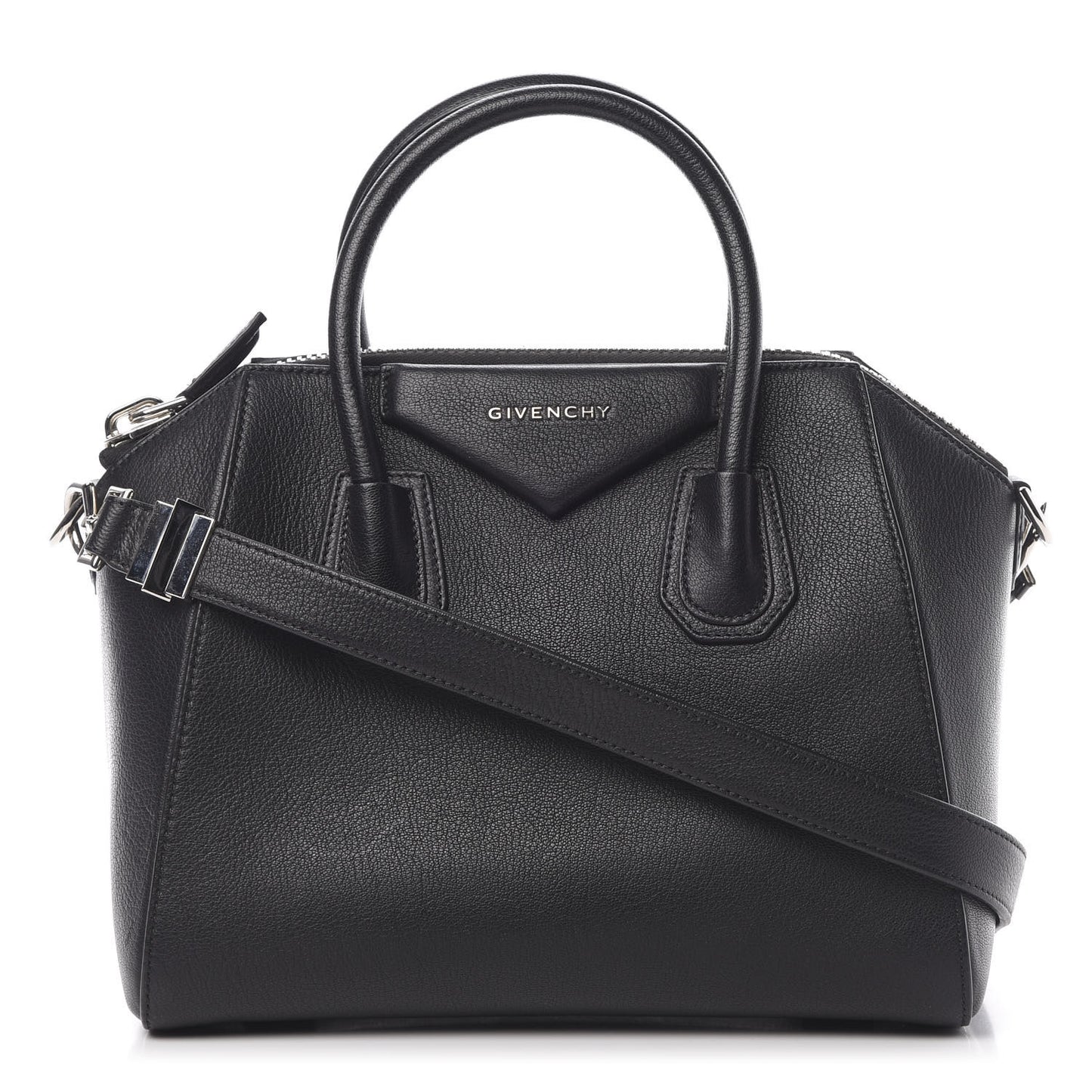 Sugar Goatskin Small Antigona Black