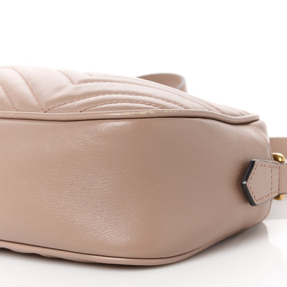 Gucci Calfskin Matelasse Small GG Marmont Chain Shoulder Bag Porcelain Rose 11 of 11