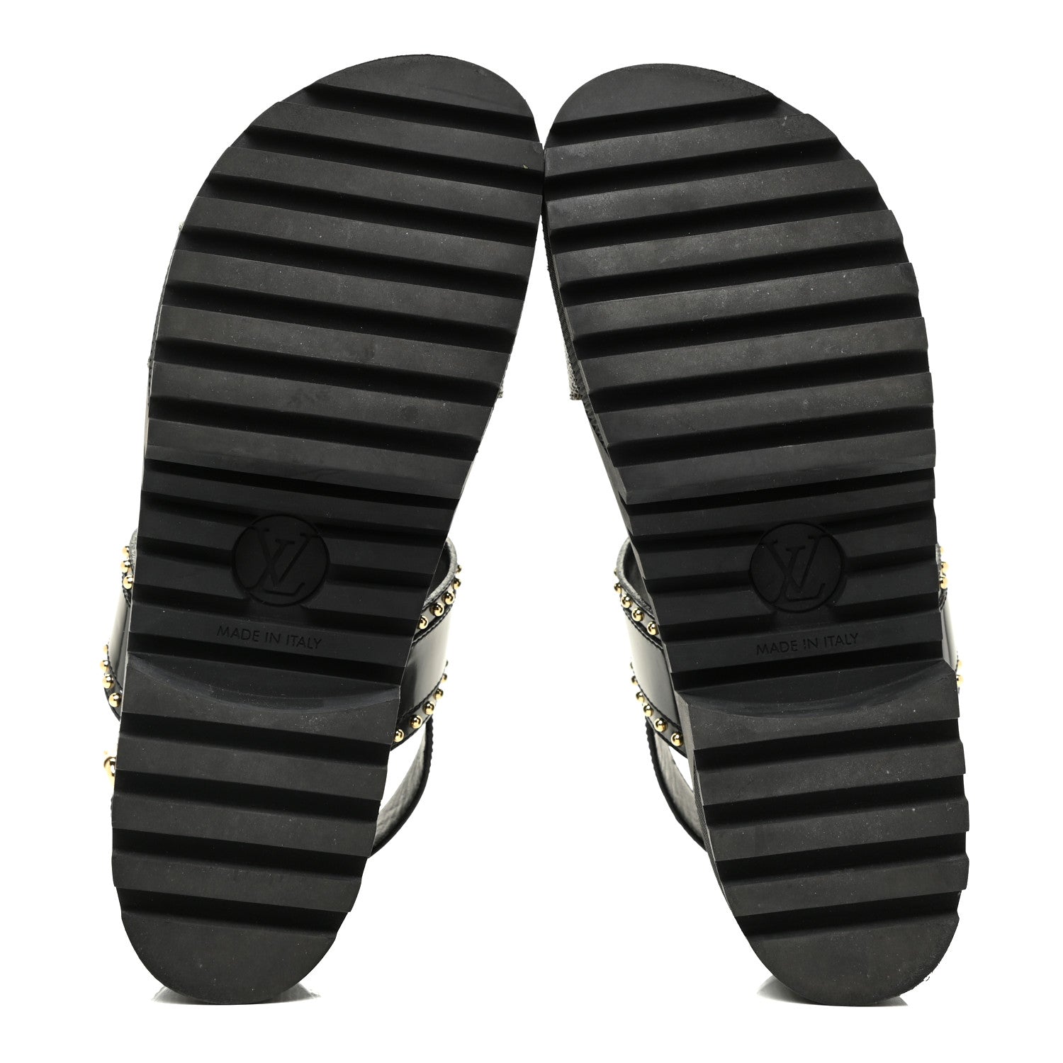 Louis Vuitton Calfskin Monogram Laureate Platform Sandals 39 Black 6 of 11