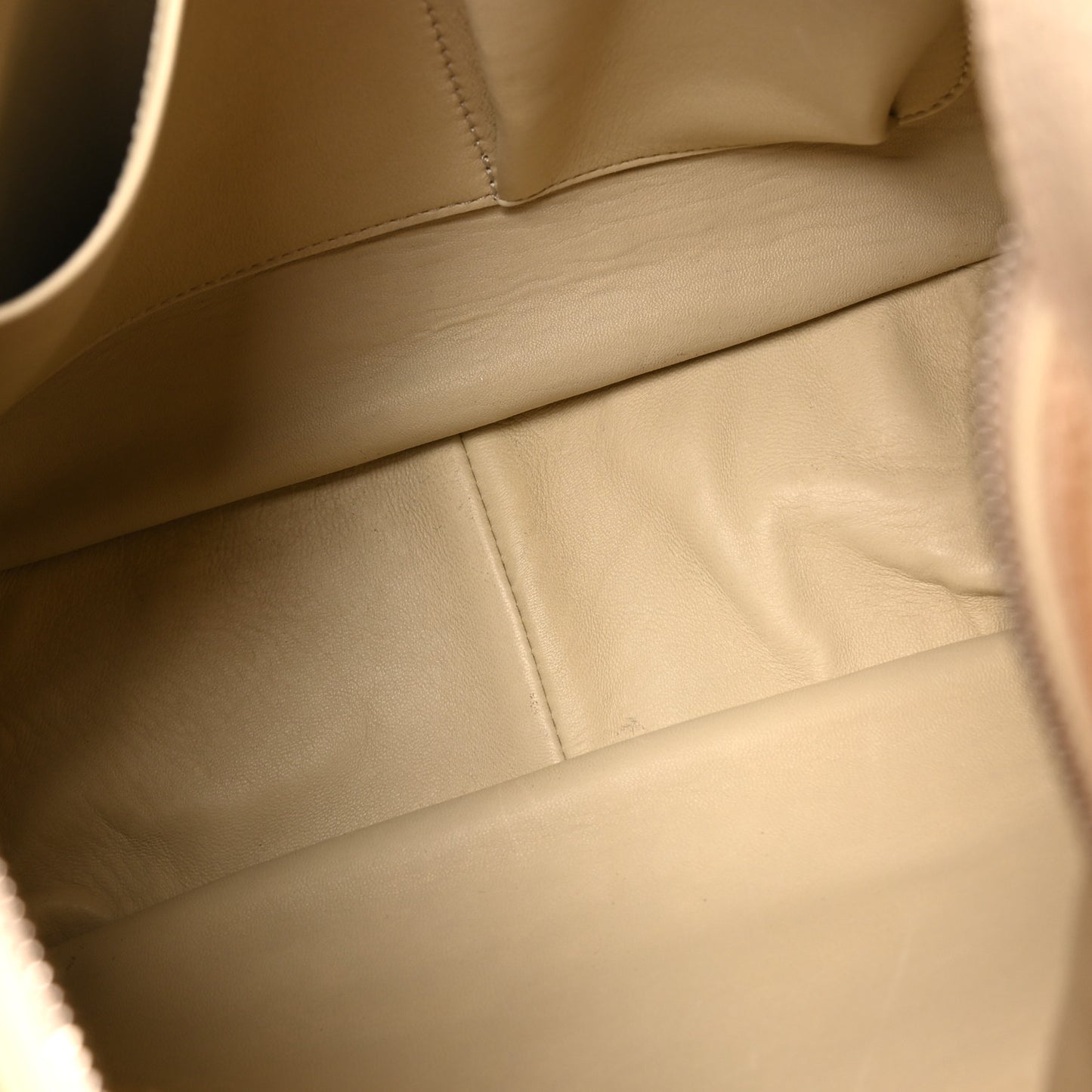 Matte Grained Calfskin Allie Bag Milk