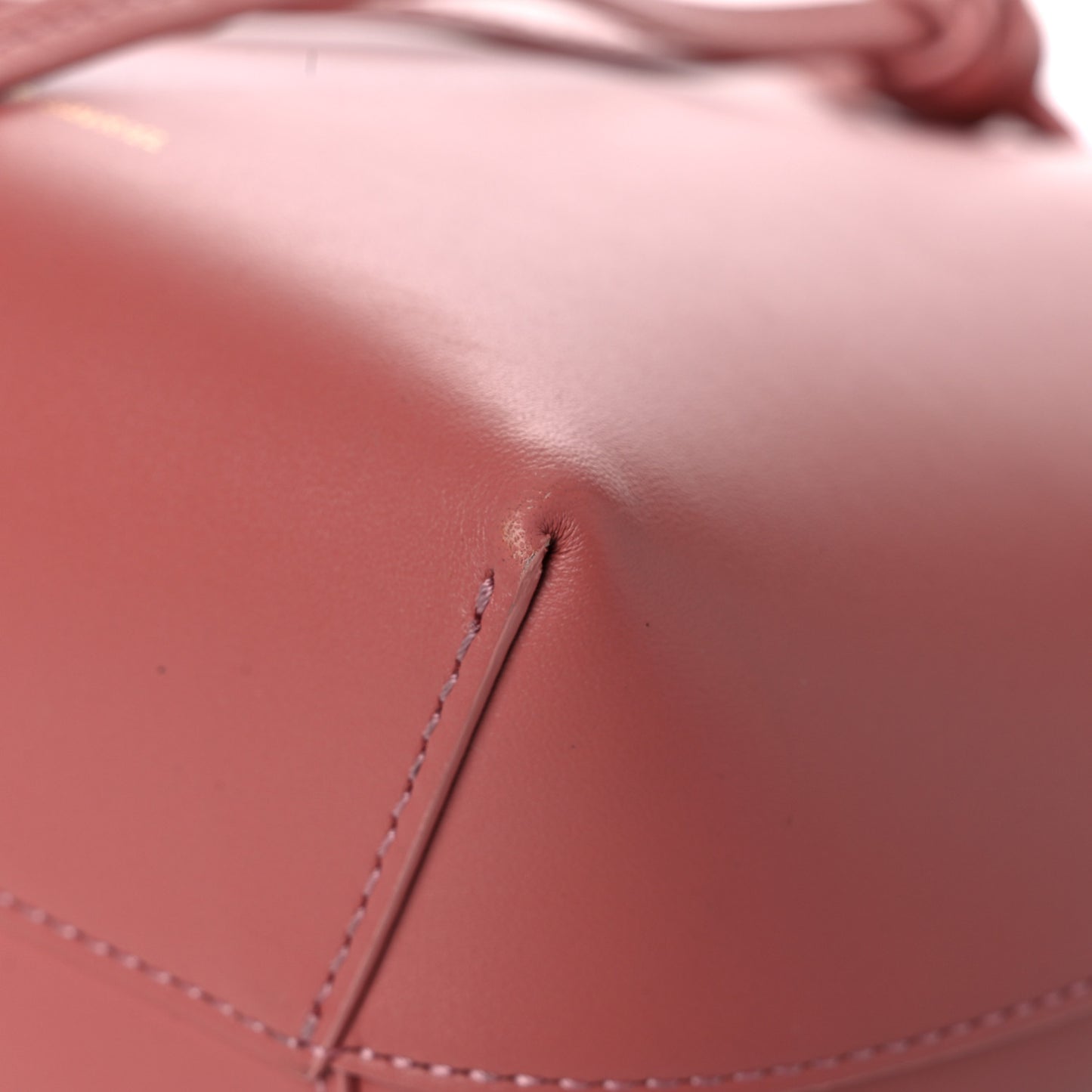 Calfskin Mini Bucket Bag Blush