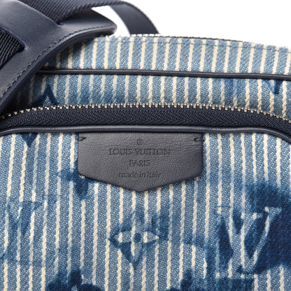Louis Vuitton Hickory Stripes Denim Monogram Watercolor Outdoor Pouch Blue 8 of 8