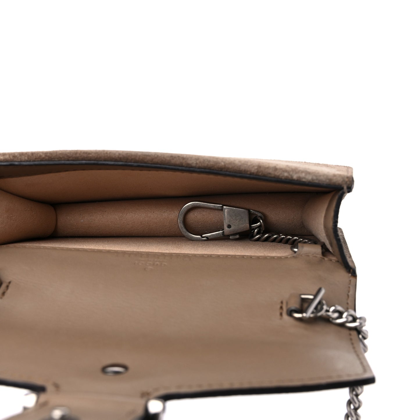 GG Supreme Monogram Super Mini Dionysus Shoulder Bag Taupe