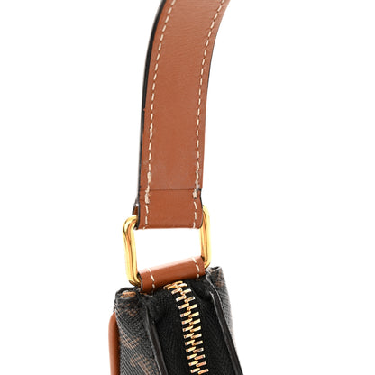 Celine Triomphe Canvas Calfskin Ava Shoulder Bag Tan 12 of 12