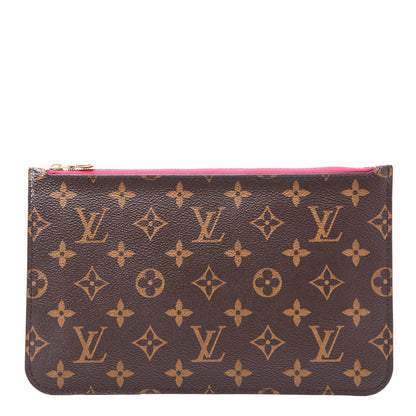 Louis Vuitton Monogram Neverfull MM GM Pochette Pivoine 1 of 9
