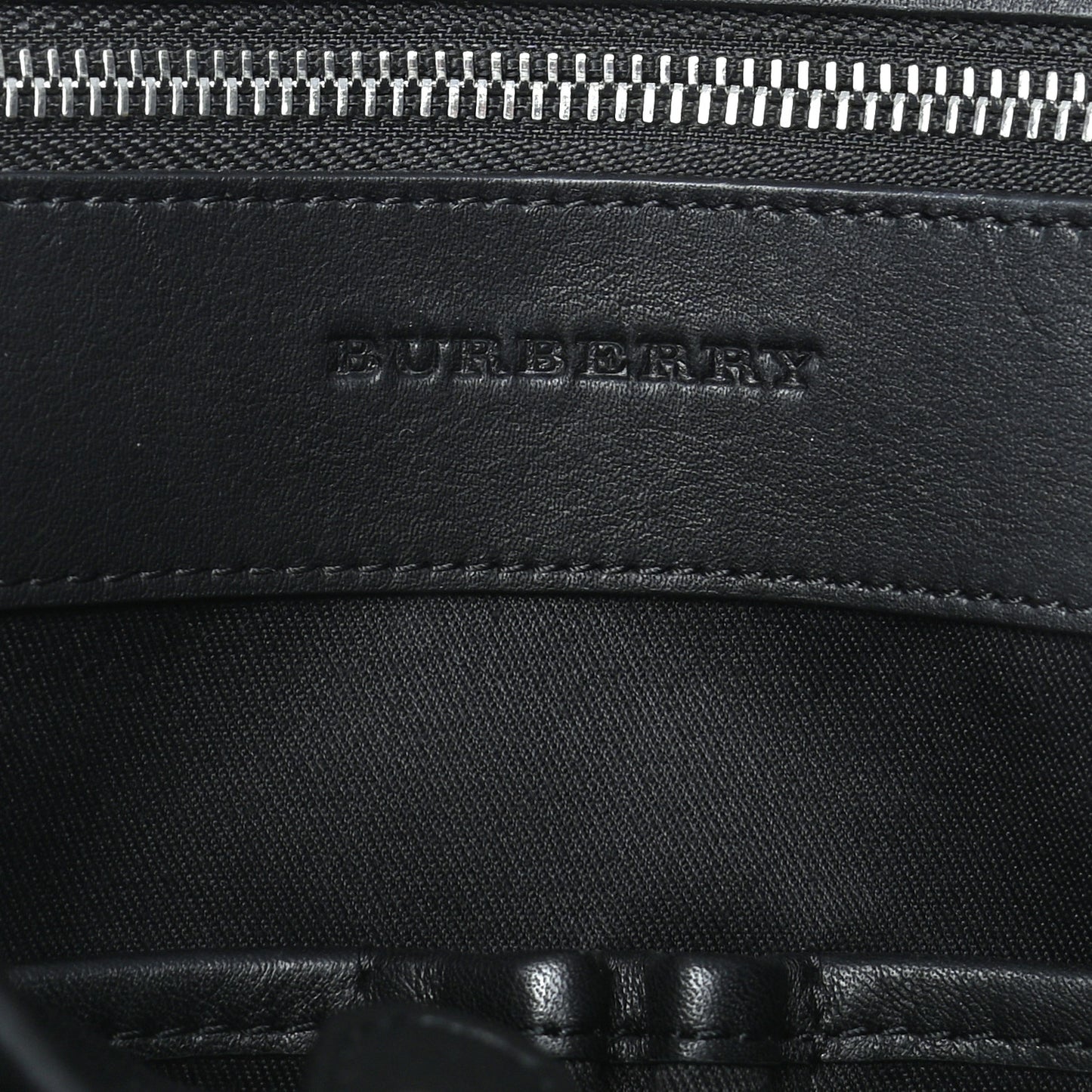 London Check Large Briefcase Black