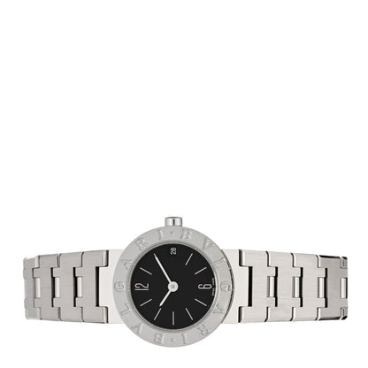 Bulgari Stainless Steel 23mm Quartz Watch Black 2 of 4