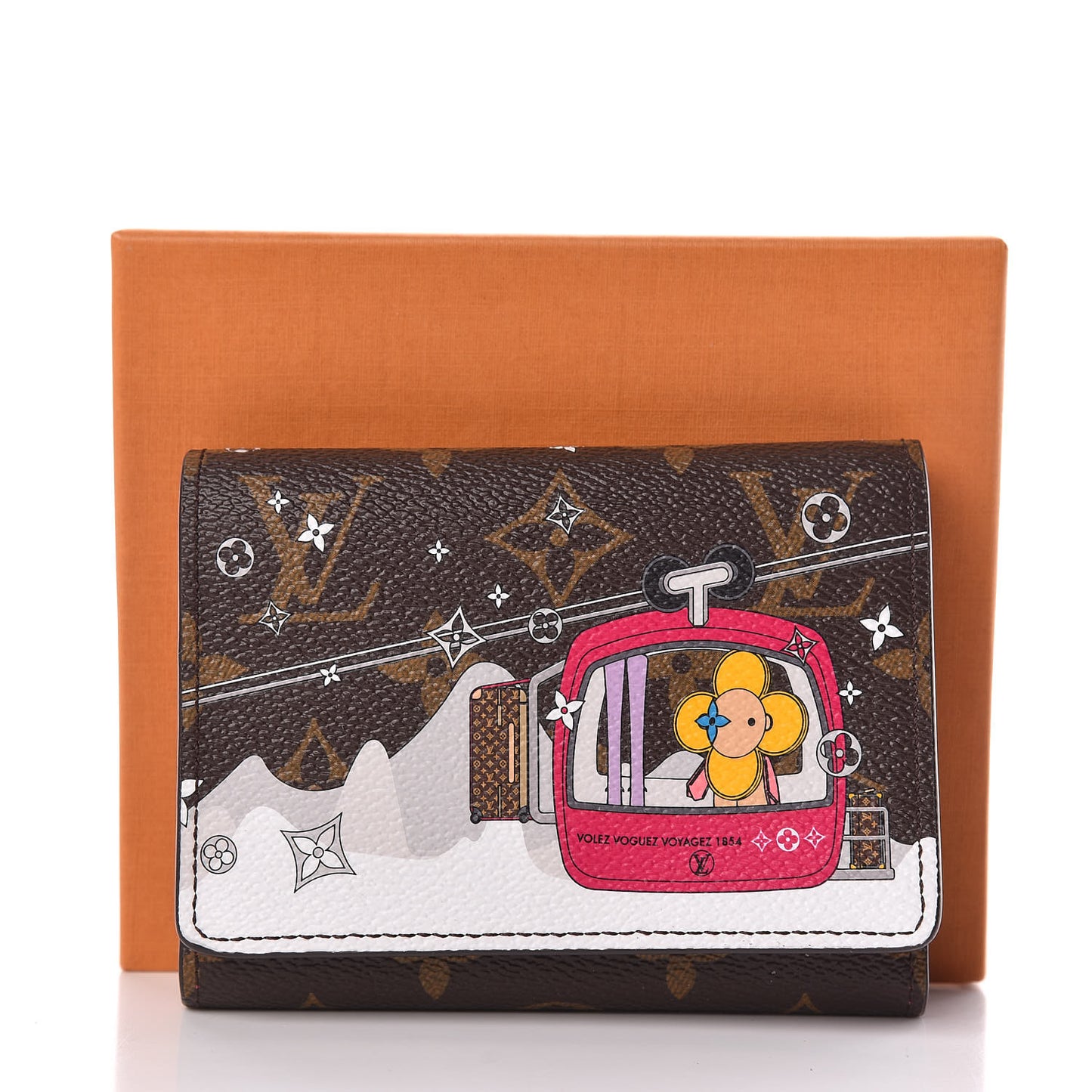 Monogram 2019 Christmas Animation Victorine Wallet Fuchsia