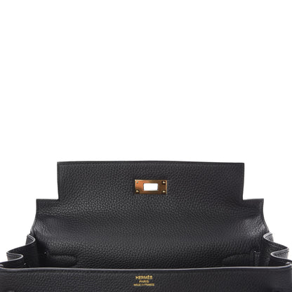 Hermes Togo Kelly Retourne 28 Black 22 of 42