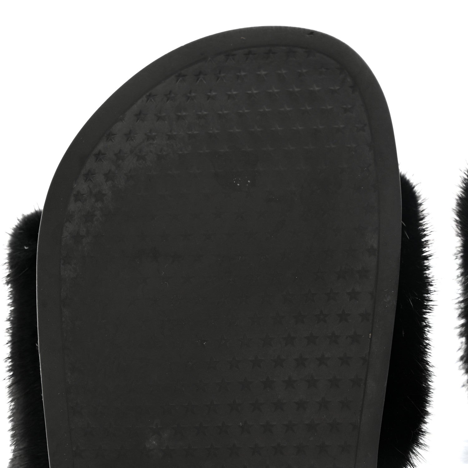 Givenchy Mink Rubber Slide Sandals 37 Black 9 of 10