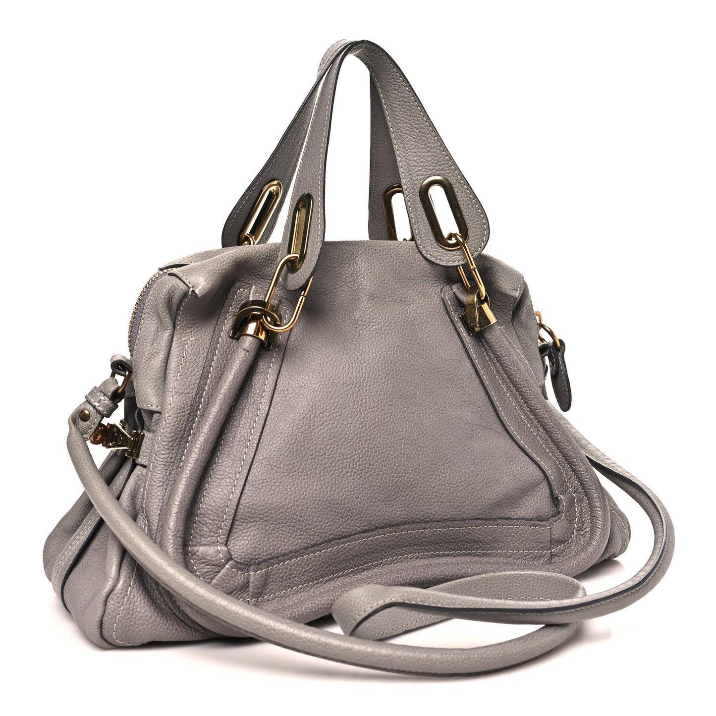 Calfskin Medium Paraty Cashmere Grey