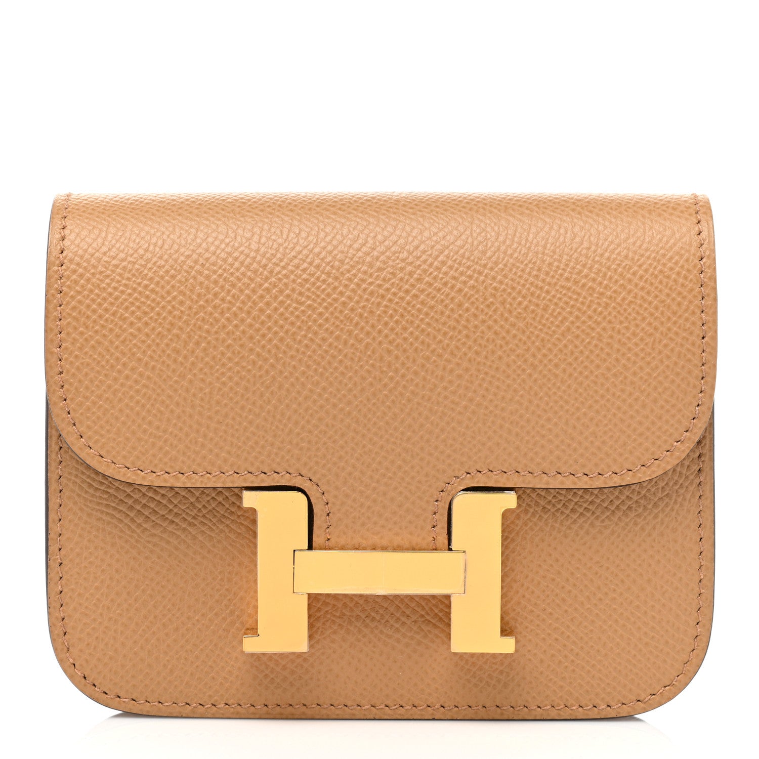 Hermes Epsom Constance Slim Wallet Biscuit 2 of 9