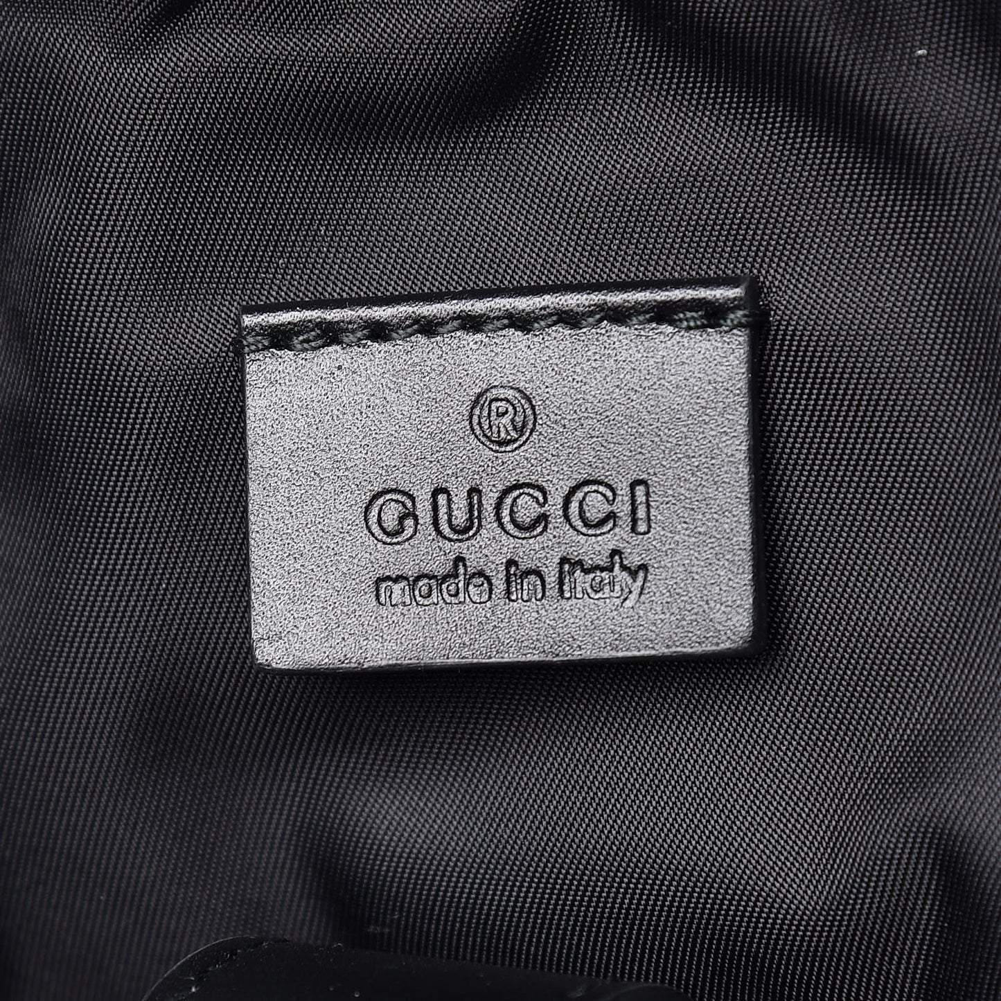 GG Supreme Monogram Web Dome Backpack Black