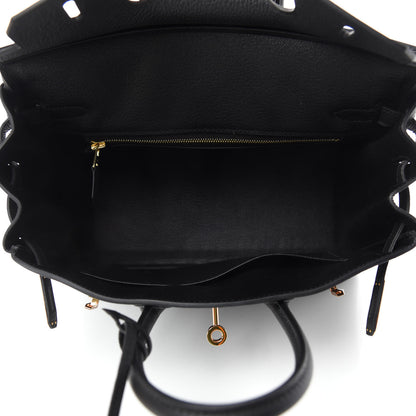 Hermes Togo Birkin 25 Black 5 of 11