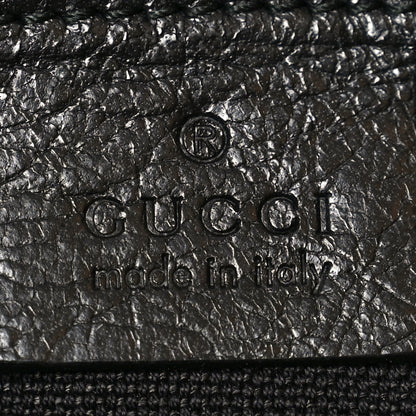 Gucci Fluffy Calfskin Morpheus Weekender Duffle Black 6 of 10