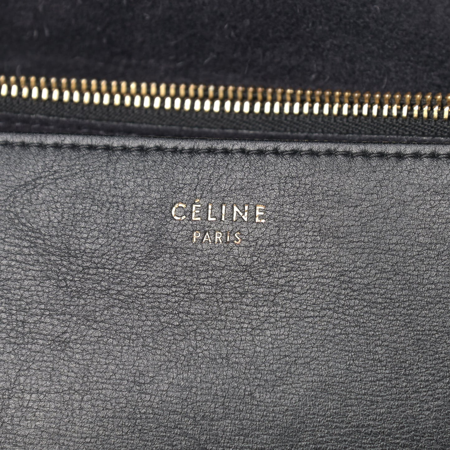 Smooth Calfskin Blade Flap Black