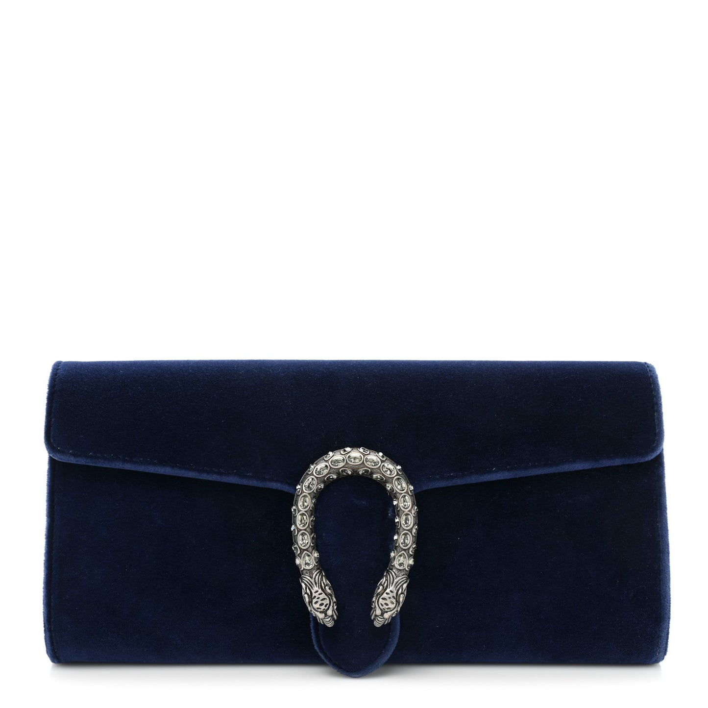 Velvet Dionysus Clutch Cobalt