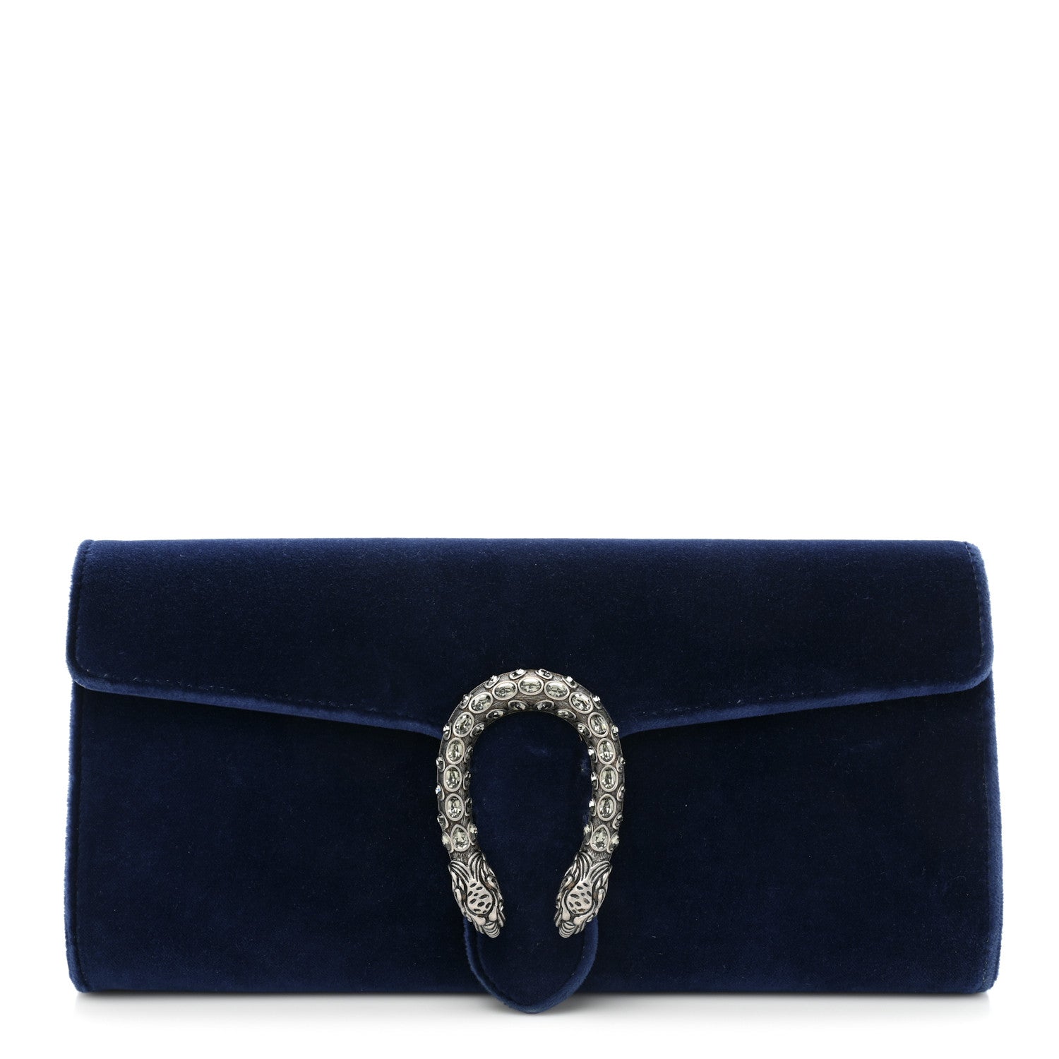 Gucci Velvet Dionysus Clutch Cobalt 1 of 13